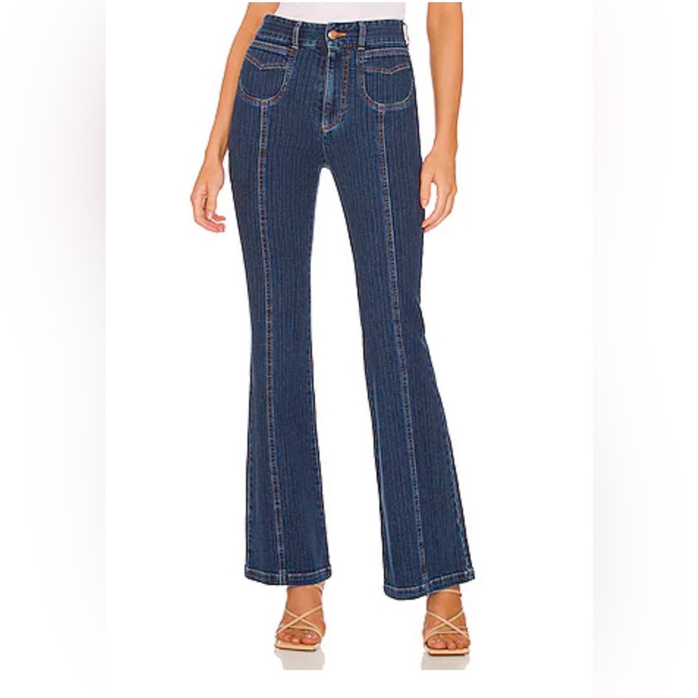 See By Chloe Iconic Emily Pant in Denim Blue